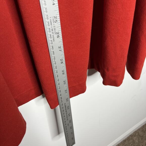 IDA Skirt Womens Small Red Button Front Boho Midi Elastic Waist Brazil - Picture 8 of 8